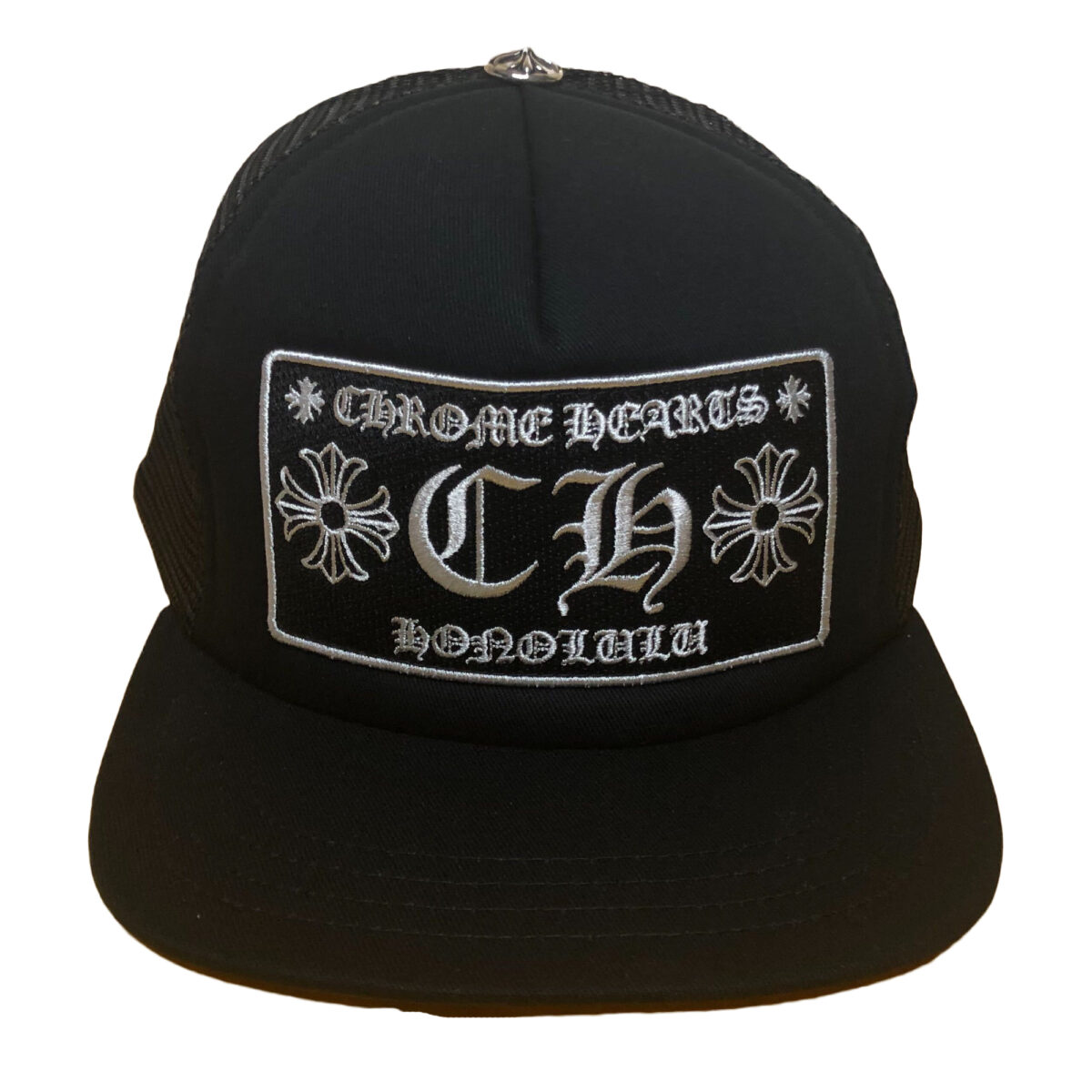 Chrome Hearts Honolulu Exclusive CH Trucker Hat – Black