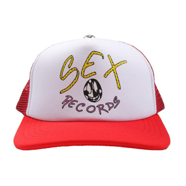 Chrome Hearts Matty Boy Sex Records Logo Trucker Hat